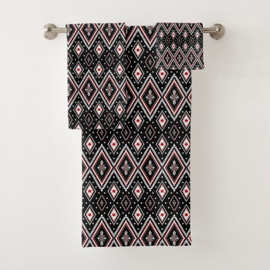 Ethnic Tribal Patroon Bad Handdoek (Insitu)