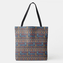 Ethnic Tribal Patroon Tote Bag