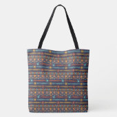 Ethnic Tribal Patroon Tote Bag (Achterkant)