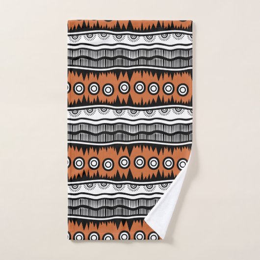 Ethnic Tribal Pattern Bath Towel Set Bad Handdoek (Handdoek)