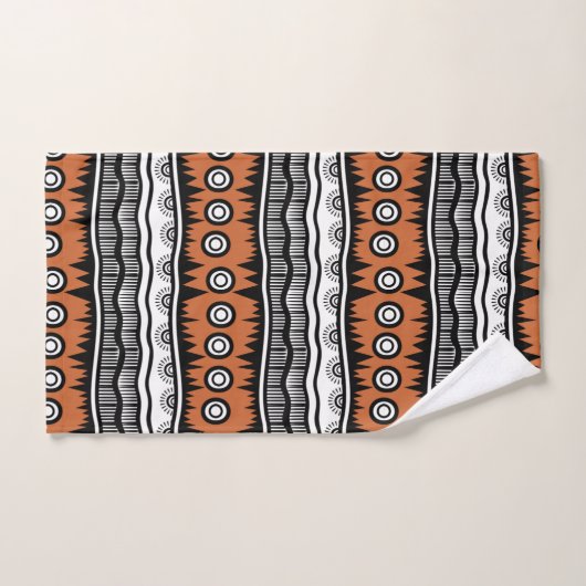 Ethnic Tribal Pattern Bath Towel Set Bad Handdoek (Handdoek)