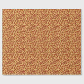 Ethnic Tribal Pattern Oranje Brown Beige Cadeaupapier (Vlak)