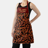 Ethnic Tribal Pattern Oranje Brown Black Schort (Insitu)