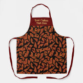 Ethnic Tribal Pattern Oranje Brown Black Schort (Voorkant)