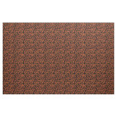 Ethnic Tribal Pattern Oranje Brown Black Stof (Yard (91,4 cm))