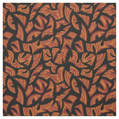 Ethnic Tribal Pattern Oranje Brown Black Stof (Swatch)