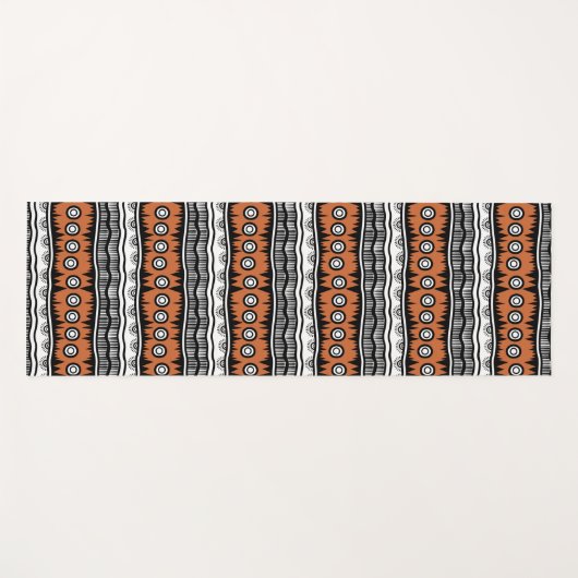 Ethnic Tribal Pattern Yoga Mat (Voorkant (horizontaal))