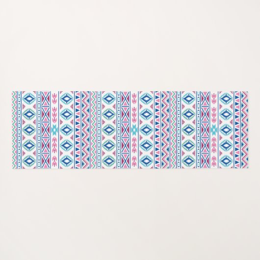 Ethnic Tribal Pattern Yoga Mat (Achterkant (horizontaal))