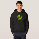 Ethnic Tribal Wolf Head Boho Feather Native Americ Hoodie (Voorkant volledig)