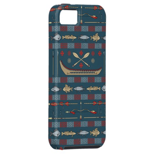 Ethnic Vist Patroon Case-Mate iPhone Case (Back/Rechts)