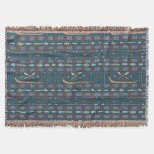 Ethnic Vist Patroon Deken (Voorkant)