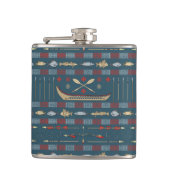 Ethnic Vist Patroon Heupfles (Voorkant)