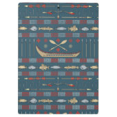 Ethnic Vist Patroon Klembord (Achterkant)