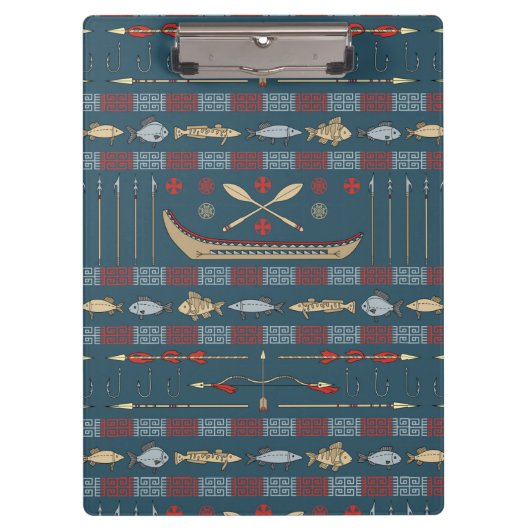 Ethnic Vist Patroon Klembord (Voorkant)