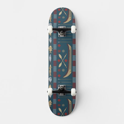 Ethnic Vist Patroon Skateboard (Voorkant)