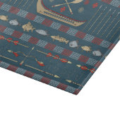 Ethnic Vist Patroon Snijplank (Hoek)