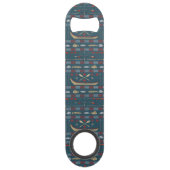 Ethnic Vist Patroon Speed Flessenopener (Achterkant)