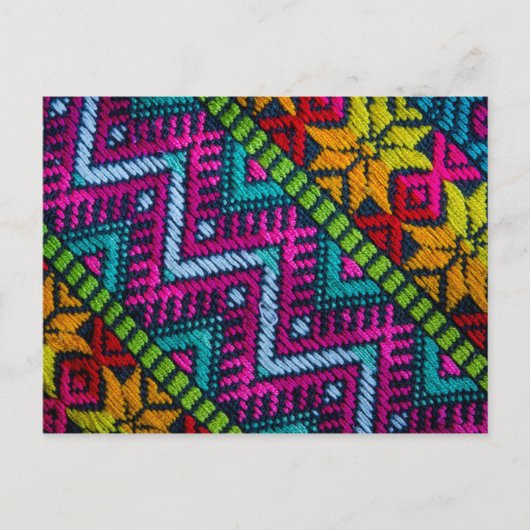 Ethnic Woven Threads Briefkaart (Voorkant)