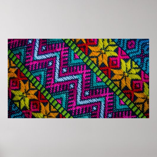 Ethnic Woven Threads Poster (Voorkant)