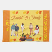 ETHNISCHE AFRIKAANSE AMERIKAANSE THANKSGIVING THEEDOEK (Horizontaal)