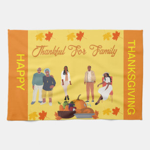 ETHNISCHE AFRIKAANSE AMERIKAANSE THANKSGIVING THEEDOEK