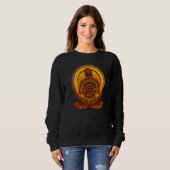 Ethno Mandala Buddha heeft een blik in jou 2 Trui (Voorkant volledig)