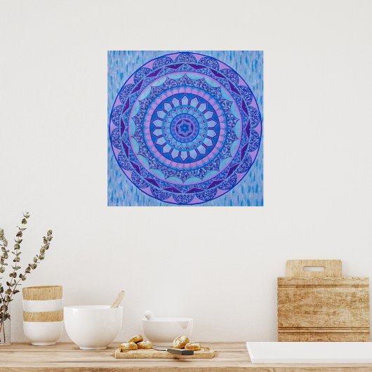 Ethno Mandala Poster (Keuken)