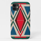 Ethno Muster Green Case-Mate iPhone Case (Achterkant)