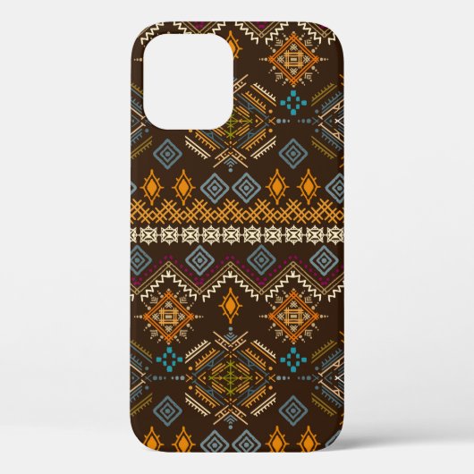 Ethno naadloos patroon. Etnisch boho-siermiddel. T Case-Mate iPhone Case (Achterkant)