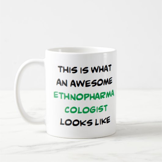 ethnofarmacoloog, geweldige koffiemok (Links)