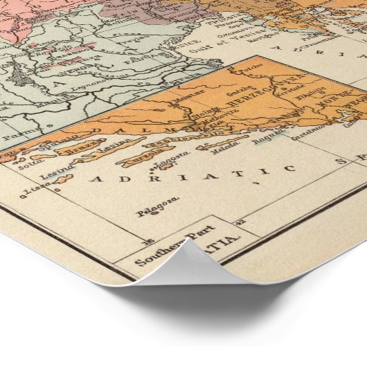 Ethnog Austria Hongarije Poster (Hoek)