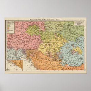 Ethnog Austria Hongarije Poster
