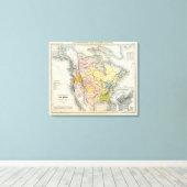 Ethnografieken van Noord-Amerika Canvas Afdruk (Insitu (Houten vloer))