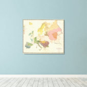 Ethnografisch Europa Canvas Afdruk (Insitu (Houten vloer))