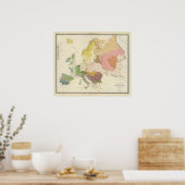 Ethnografisch Europa Poster (Keuken)