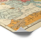 Ethnografisch Europa Poster (Hoek)