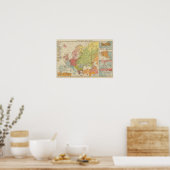 Ethnografisch Europa Poster (Keuken)