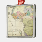 Ethnografische kaart van Afrika Metalen Ornament (Links)