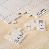 Ethnografische kaart van de wereld legpuzzel (Zijkant)