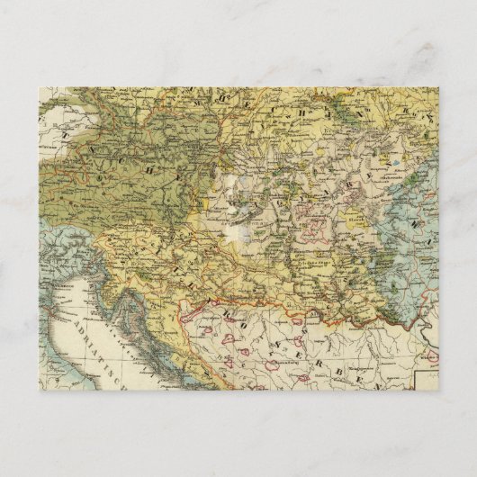 Ethnografische kaart van Europa (Voorkant)