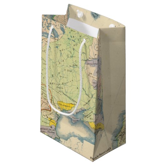 Ethnografische kaart van Europa Klein Cadeauzakje (Voorkant Gekanteld)