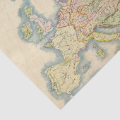 Ethnografische kaart van Europa Tissuepapier (Detail)