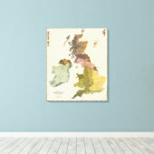 Ethnographic, Gt Brit, Ierland Canvas Afdruk (Insitu (Houten vloer))