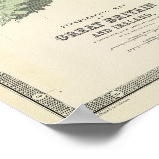 Ethnographic, Gt Brit, Ierland Poster (Hoek)