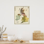 Ethnographic, Gt Brit, Ierland Poster (Keuken)