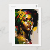 Ethopia Briefkaart - Wereld aan het Collectie van (Voorkant / Achterkant)