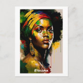 Ethopia Briefkaart - Wereld aan het Collectie van  (Voorkant)