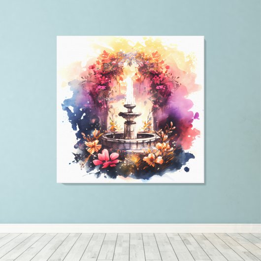 Ethreal Foundation of Youth Canvas Afdruk (Insitu (Houten vloer))