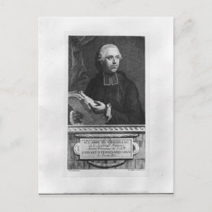 Etienne Bonnot de Condillac Briefkaart