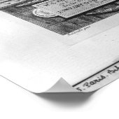 Etienne Bonnot de Condillac Poster (Hoek)